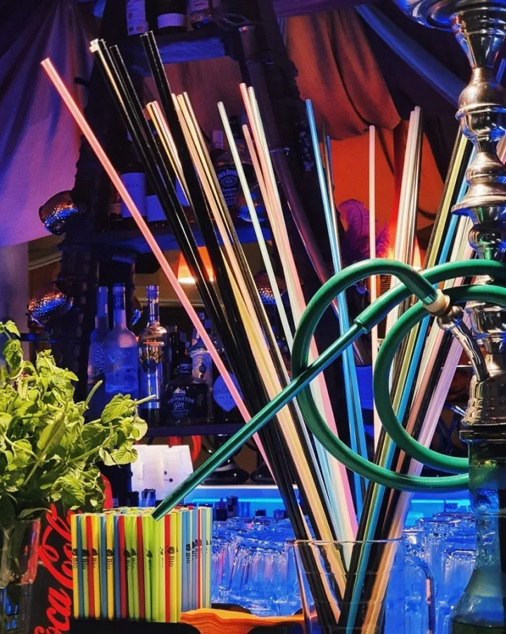 Shisha detail under Maitai Club low light.